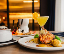 Food on a table