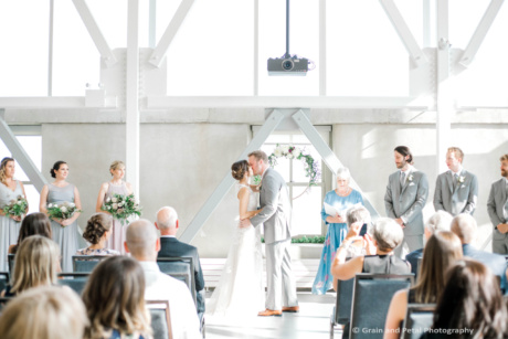 Tett Centre Malting Tower wedding photo credit TK scaled