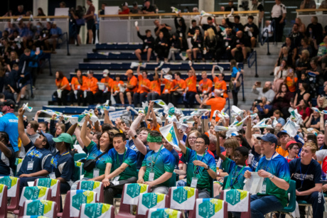 RS29399 Special Olympics opening ceremonies