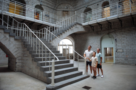Kingston Pen Stairs LGBTQ Family